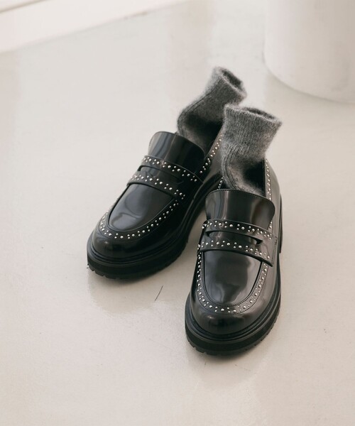 「SY」UNITED ARROWS ローファー スタッズ ローファー（ローファー）｜UNITED ARROWS