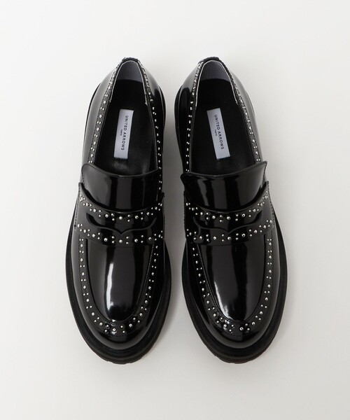 UNITED ARROWS 黒 ローファー all time shoes” スリム ローファー V2