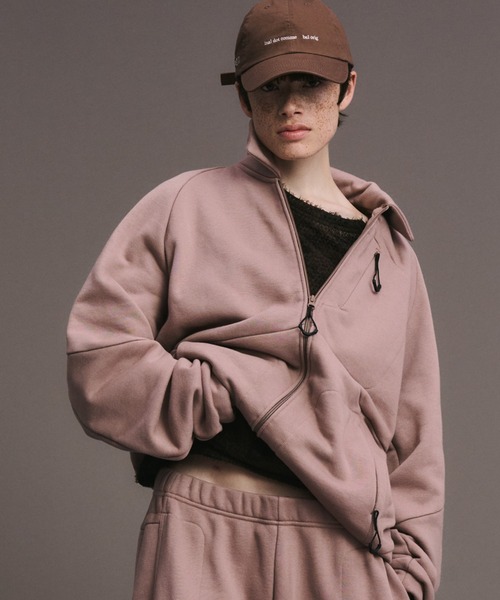 bal(バル)の「BAL / BIKE ATHLETIC LOOP WHEEL COTTON BLOUSON(ブルゾン・メンズ・アッシュグレー/ブラック/その他・3/2/1)」の1枚目の写真