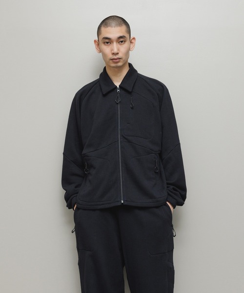 bal(バル)の「BAL / BIKE ATHLETIC LOOP WHEEL COTTON BLOUSON(ブルゾン・メンズ・アッシュグレー/ブラック/その他・3/2/1)」の2枚目の写真