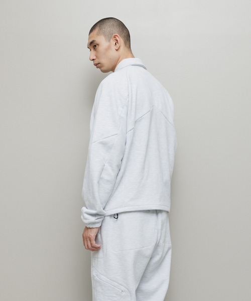 bal(バル)の「BAL / BIKE ATHLETIC LOOP WHEEL COTTON BLOUSON(ブルゾン・メンズ・アッシュグレー/ブラック/その他・3/2/1)」の4枚目の写真