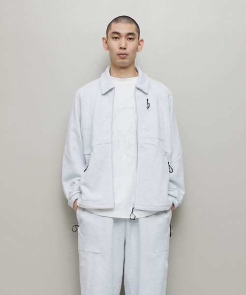 bal(バル)の「BAL / BIKE ATHLETIC LOOP WHEEL COTTON BLOUSON(ブルゾン・メンズ・アッシュグレー/ブラック/その他・3/2/1)」の5枚目の写真