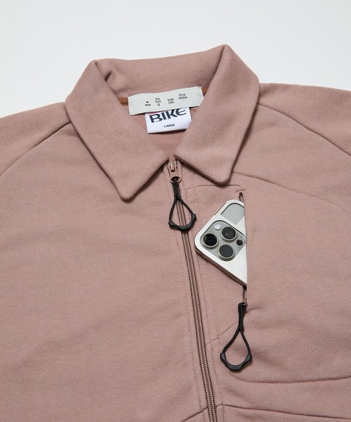 bal(バル)の「BAL / BIKE ATHLETIC LOOP WHEEL COTTON BLOUSON(ブルゾン・メンズ・アッシュグレー/ブラック/その他・3/2/1)」の14枚目の写真