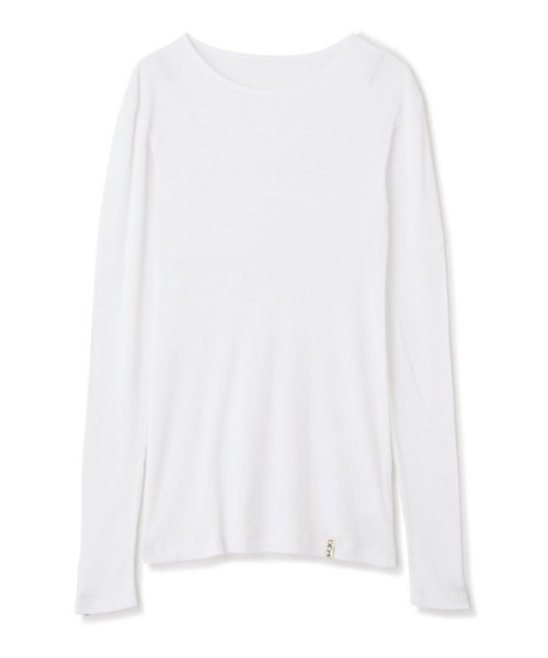 ETRE TOKYO（エトレトウキョウ）の「DEPENDREシアーロンTee（Tシャツ/カットソー・レディース・ホワイト/ブラウン/アイボリー/ブラック・FREE）」の19枚目の写真