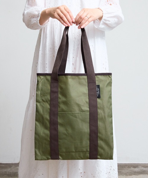 COMMON WARE(コモンウェアー)の「EM : A4 超軽量205g ノートパソコン ラップトップが入るバッグ キャリン仕切りトート(トートバッグ・レディース・ブラック/カーキ/ベージュ・FREE)」の13枚目の写真