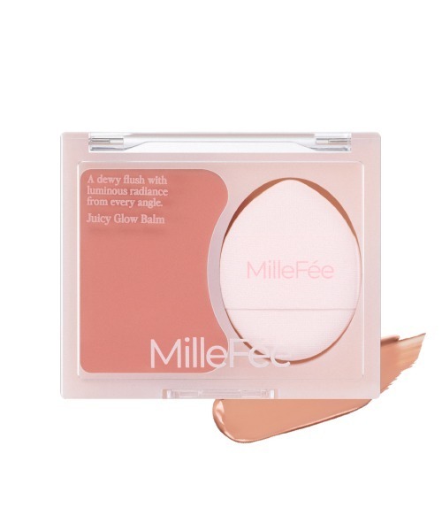 MilleFee（ミルフィー）の「ジューシーグロウバーム（チーク・レディース・04 ペタルベージュ/03 アプリコットシロップ/02 チェリーグレーズ/01 ラベンダーキス・FREE）」の2枚目の写真