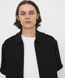 MODERN SILK LINEN ショートスリーブブルゾン