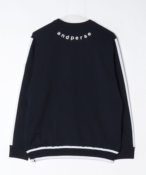 and per se（アンパスィ）の「ウインドシャッター防風スニードジャック（メンズ）（ニット/セーター・メンズ・ネイビー/ピンク/ホワイト・LL/L/M）」の14枚目の写真