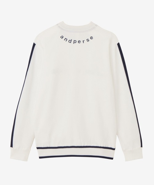 and per se（アンパスィ）の「ウインドシャッター防風スニードジャック（メンズ）（ニット/セーター・メンズ・ネイビー/ピンク/ホワイト・LL/L/M）」の4枚目の写真