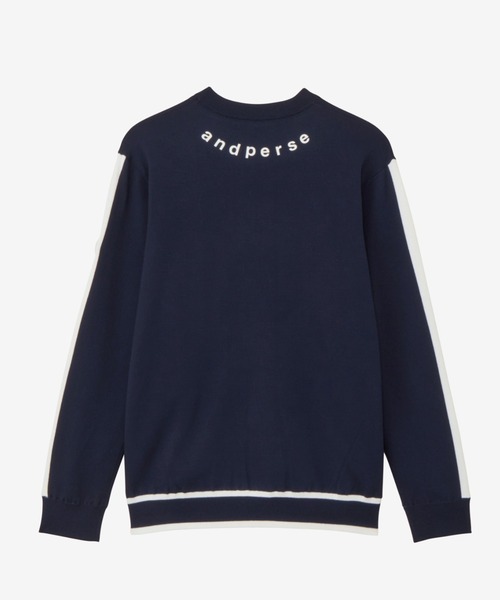 and per se（アンパスィ）の「ウインドシャッター防風スニードジャック（メンズ）（ニット/セーター・メンズ・ネイビー/ピンク/ホワイト・LL/L/M）」の5枚目の写真