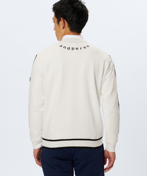 and per se（アンパスィ）の「ウインドシャッター防風スニードジャック（メンズ）（ニット/セーター・メンズ・ネイビー/ピンク/ホワイト・LL/L/M）」の9枚目の写真