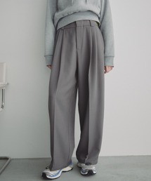 Auntie Rosa Holiday（アンティローザホリデー）の「ツータックワイドスラックスパンツ / セットアップ対応 / サイズ展開あり（スラックス）」