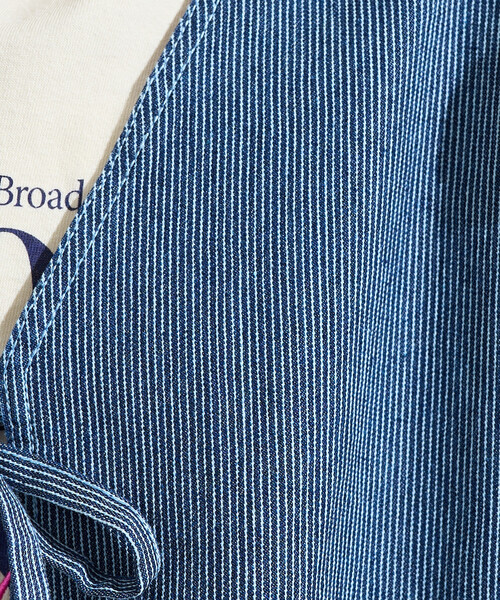 FREAK'S STORE(フリークスストア)の「RED KAP × FREAK'S STORE/レッドキャップ 別注 フリルベスト<セットアップ対応>(ベスト・レディース・ナチュラル/ブラウン/その他16/ネイビー・フリ-)」の11枚目の写真