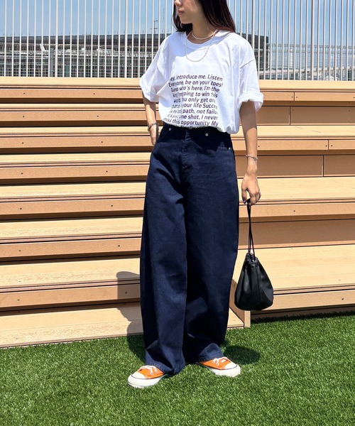 ISOOK（アイスー）の「コクーンデニムパンツ / バレルパンツ ジーンズ ジーパン ハイウエスト ブラック ダークブラック ブルー 青 黒 ZOZOTOWN限定（デニムパンツ・レディース・ブルー/ダークブラック/ブラック・マルチサイズ）」の5枚目の写真