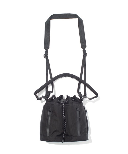 F/CE. (エフシーイー)の「F/CE. 420 re/cor TACTICAL 2WAY DRAWSTRING / エフシーイー 420 re/cor タクティカル 2WAY ドローストリング(ショルダーバッグ・メンズ・ブラック/グレー・FREE)」の2枚目の写真