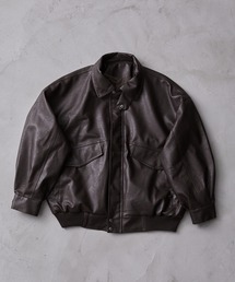 CLEL | 【CLEL】Vintage Design Blouson/ヴィンテージデザイン合皮ブルゾン(ブルゾン)
