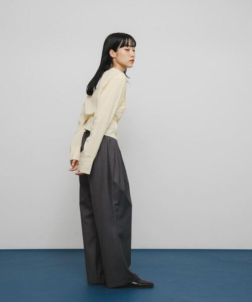 セール】タックデザインスラックス（その他パンツ）｜KBF