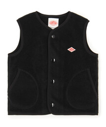 DANTON(_g)KIDSf FLEECE COLLARLESS VEST(̑AE^[)