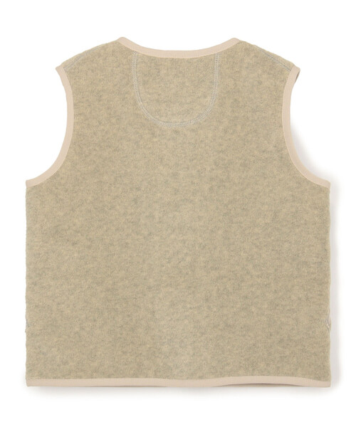 DANTON(ダントン)の「KIDS’ FLEECE COLLARLESS VEST(その他アウター・キッズ・クリーム/ブラック/オレンジ系その他・115/125/105/135)」の4枚目の写真