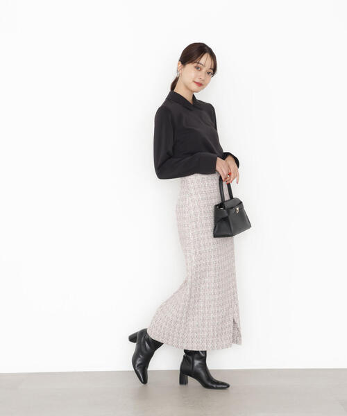 PROPORTION BODY DRESSING(プロポーションボディドレッシング)の「<ウォッシャブル>ちびカラーブラウス / 1215210907(シャツ/ブラウス・レディース・ブラック/ピンク/ホワイト・FREE)」の6枚目の写真