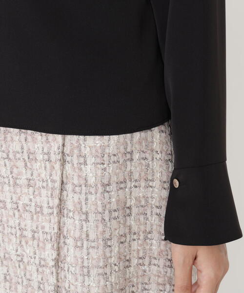 PROPORTION BODY DRESSING(プロポーションボディドレッシング)の「<ウォッシャブル>ちびカラーブラウス / 1215210907(シャツ/ブラウス・レディース・ブラック/ピンク/ホワイト・FREE)」の16枚目の写真