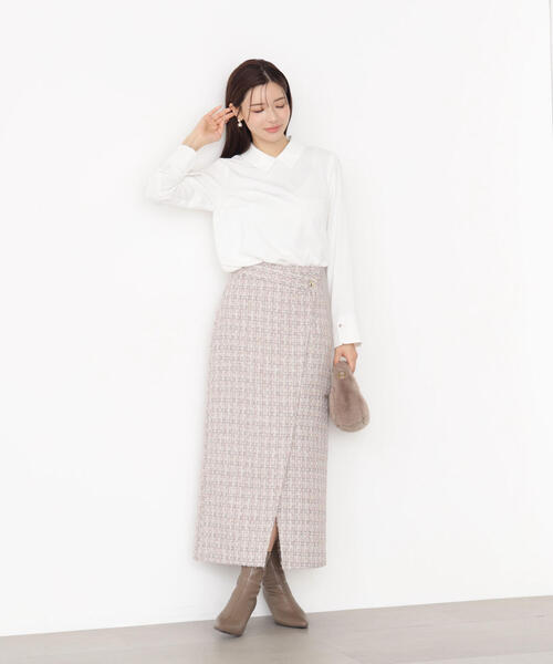 PROPORTION BODY DRESSING(プロポーションボディドレッシング)の「<ウォッシャブル>ちびカラーブラウス / 1215210907(シャツ/ブラウス・レディース・ブラック/ピンク/ホワイト・FREE)」の20枚目の写真