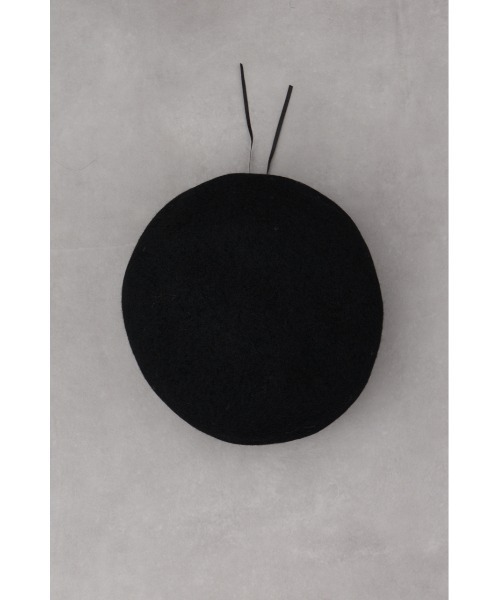 AZUL by moussy（アズールバイマウジー）の「バスクベレー（ハンチング/ベレー帽・レディース・ブラック/グレー・FREE）」の6枚目の写真