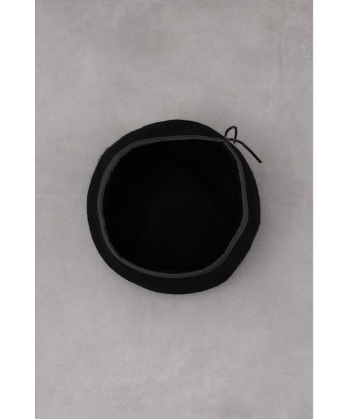 AZUL by moussy（アズールバイマウジー）の「バスクベレー（ハンチング/ベレー帽・レディース・ブラック/グレー・FREE）」の10枚目の写真