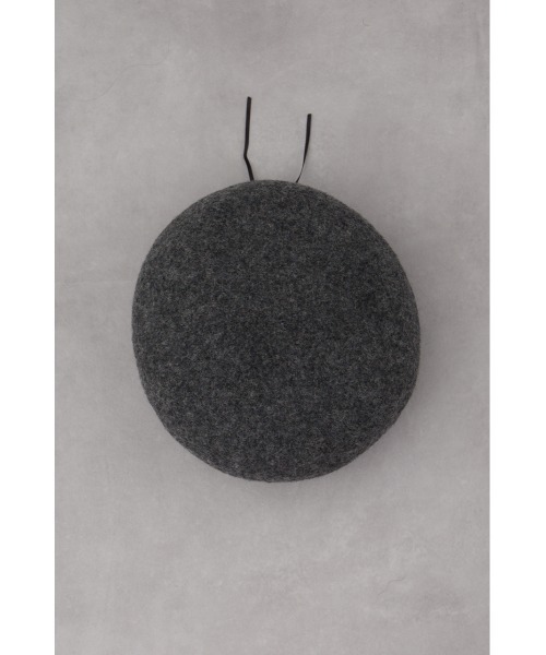 AZUL by moussy（アズールバイマウジー）の「バスクベレー（ハンチング/ベレー帽・レディース・ブラック/グレー・FREE）」の14枚目の写真