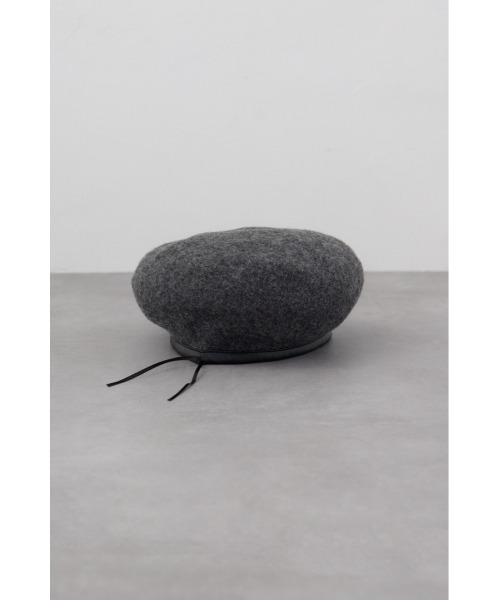 AZUL by moussy（アズールバイマウジー）の「バスクベレー（ハンチング/ベレー帽・レディース・ブラック/グレー・FREE）」の15枚目の写真