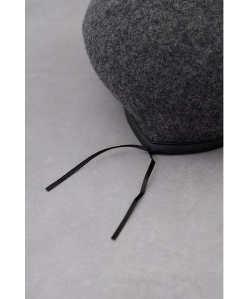 AZUL by moussy（アズールバイマウジー）の「バスクベレー（ハンチング/ベレー帽・レディース・ブラック/グレー・FREE）」の17枚目の写真