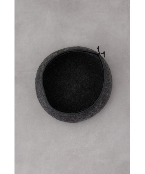 AZUL by moussy（アズールバイマウジー）の「バスクベレー（ハンチング/ベレー帽・レディース・ブラック/グレー・FREE）」の18枚目の写真