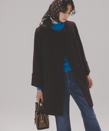 日曜日お値下げ。NATURAL BEAUTY BASIC ブラウン ウールコート NATURAL BEAUTY BASIC ブラウン ウールコート