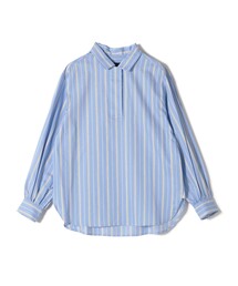 SHIPS Primary Navy Label:〈手洗い可能〉SOMELOS ストライプ シャツ