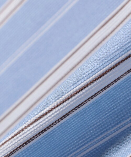 SHIPS(シップス)の「SHIPS Primary Navy Label:〈手洗い可能〉SOMELOS ストライプ シャツ(シャツ/ブラウス・レディース・ライトブルー・38/36)」の7枚目の写真