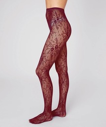 SWEDISH STOCKING（スウェディッシュストッキングス）の「Rosa Lace Tights Deep Red（タイツ/ストッキング）」