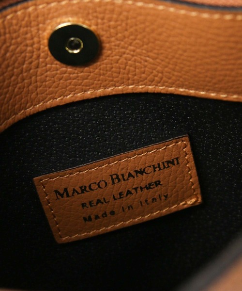 MARCO BIANCHINI（マルコビアンチーニ）の「ＭＡＲＣＯネジリハンドル（ショルダーバッグ・レディース・キャメル・FREE）」の10枚目の写真