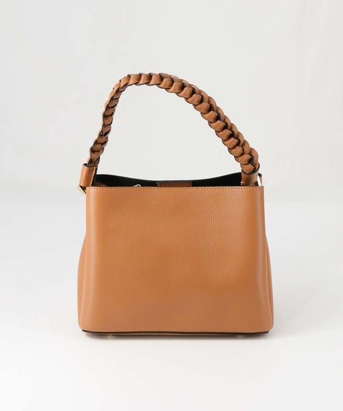 MARCO BIANCHINI（マルコビアンチーニ）の「ＭＡＲＣＯネジリハンドル（ショルダーバッグ・レディース・キャメル・FREE）」の5枚目の写真