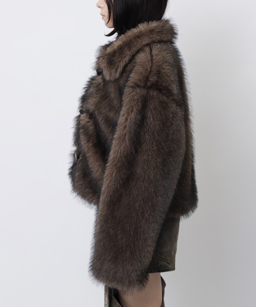 セール】ファーダッフルショートコート（ダッフルコート）｜SPIRALGIRL