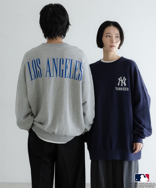 セール】【LFM(U)】MLBロゴスウェットクルー 579330