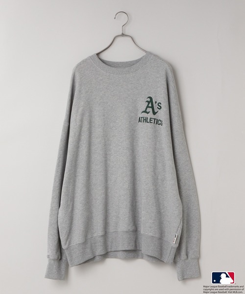 LOWRYS FARM（ローリーズファーム）の「【LFM(U)】ＭＬＢロゴスウェットクルー　 579330（スウェット・メンズ・ネイビー/ブラウン/グレー系その他2/グレー系その他3・MEDIUM/LARGE）」の11枚目の写真