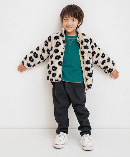 BREEZE(ブリーズ)の「【ジュニア対応】配色ステッチビッグシルエットワッフルTシャツ(Tシャツ/カットソー・キッズ・レインボー/グリーン/ブラウン/その他2/グレー・110/140/150/80/90/120/100/130)」の18枚目の写真