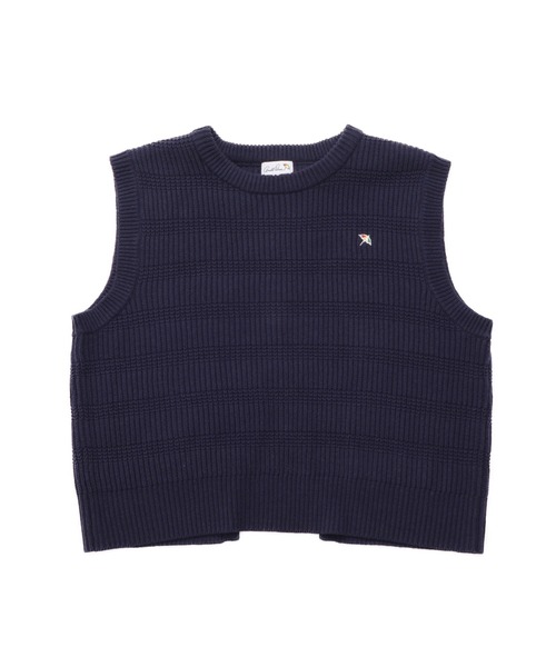 Arnold Palmer(アーノルドパーマー)の「ニットベスト + シャツチュニック レイヤードセット(アンサンブル・レディース・グレー/アイボリー/ネイビー・L/M/S)」の16枚目の写真