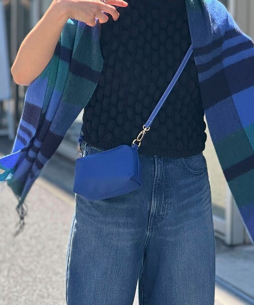 NOLLEY’S（ノーリーズ）の「HINERI Sバッグ（ショルダーバッグ・レディース・ブラック/ロイヤルブルー/ピンク/ベージュ/ブラウン・FREE）」の8枚目の写真