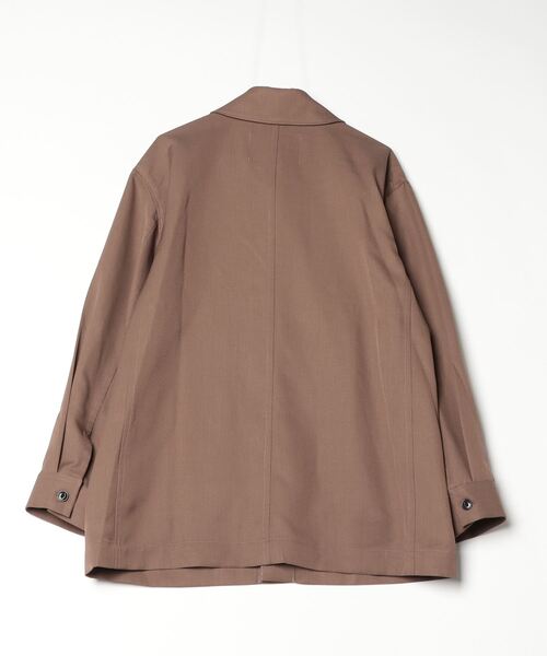 VOAAOV（ヴォアーブ）の「【VOAAOV】 ROUTINE Oversize Shirt（シャツ/ブラウス・メンズ・ブラック/グレイッシュベージュ/チャコールグレー/キャメル・1/2/0）」の5枚目の写真