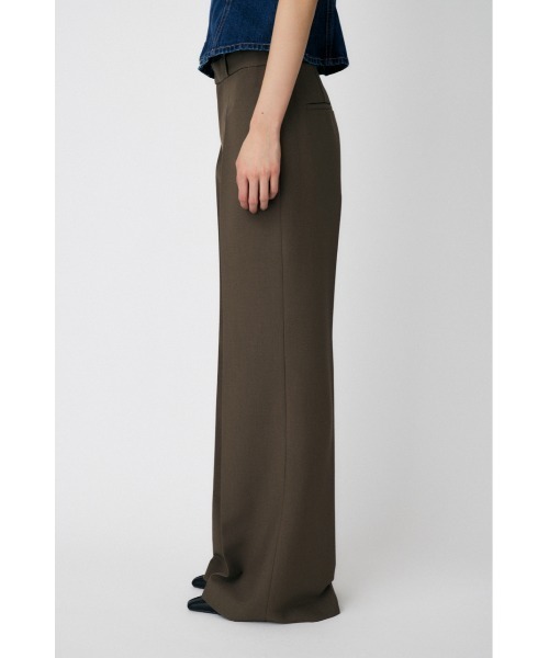 MOUSSY（マウジー）の「CENTER PRESS FLARE トラウザー（その他パンツ・レディース・ダークネイビー/ブラウン・2/1）」の7枚目の写真