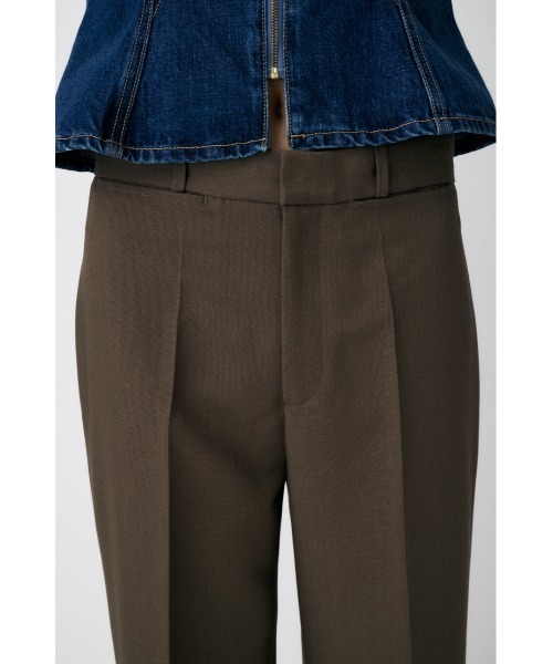 MOUSSY（マウジー）の「CENTER PRESS FLARE トラウザー（その他パンツ・レディース・ダークネイビー/ブラウン・2/1）」の9枚目の写真