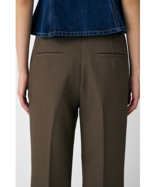 MOUSSY（マウジー）の「CENTER PRESS FLARE トラウザー（その他パンツ・レディース・ダークネイビー/ブラウン・2/1）」の10枚目の写真