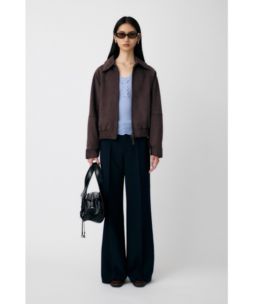 MOUSSY（マウジー）の「CENTER PRESS FLARE トラウザー（その他パンツ・レディース・ダークネイビー/ブラウン・2/1）」の15枚目の写真