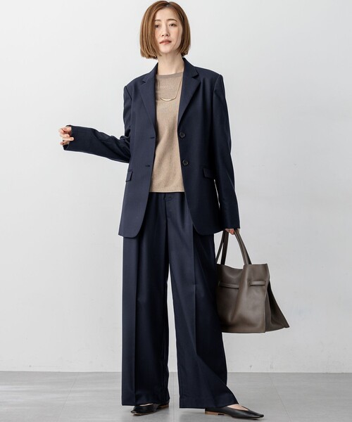 【美品】　23区 ヴィスコースストレッチ　ポロニット　2025 trim_ofcrs_item15e6fe6c7f2711f